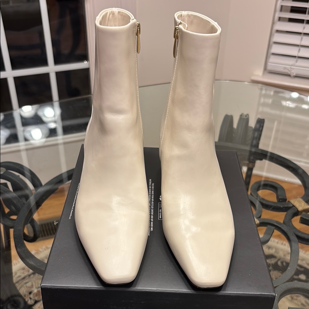 Nordstrom Cream Ankle Booties
